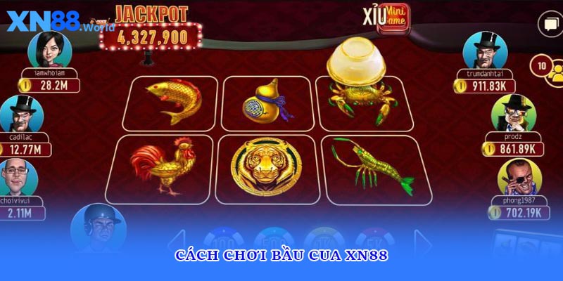 Cách chơi bầu cua XN88